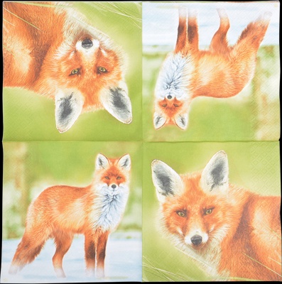 Servilletas de Papel Zorro 33x33cm